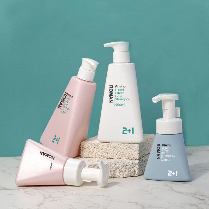 Trójkąt 200ml 400ml PET płyn do demakijażu pieniący mus butelka z pompką plastikowa butelka piankowa dozownik mydła w płynie Trójkąt 200ml 400ml PET płyn do demakijażu pieniący mus butelka z pompką plastikowa butelka piankowa dozownik mydła w płynie