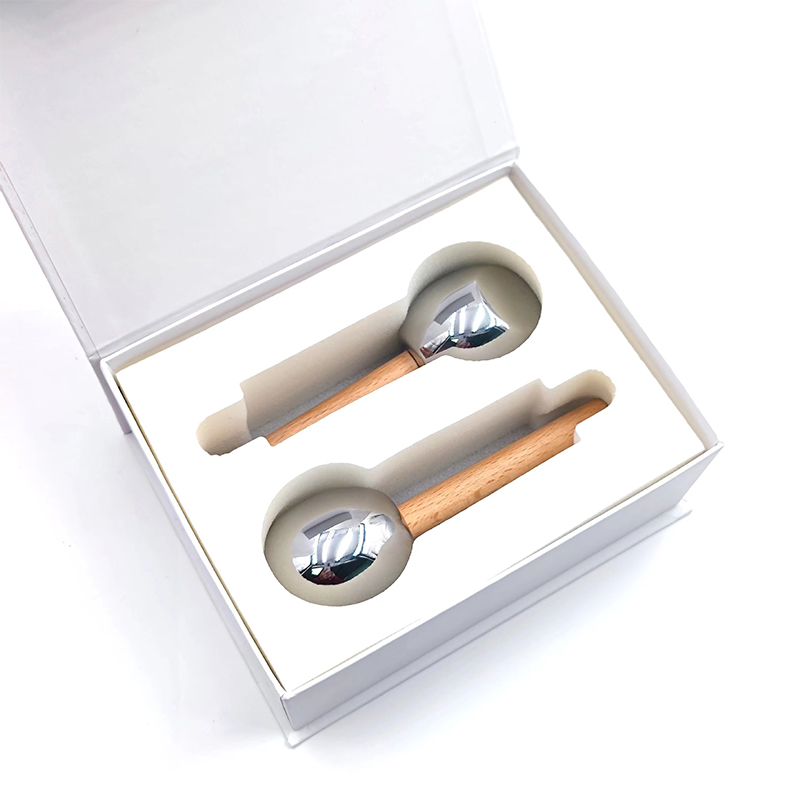 Piękno dokręca pory skóry 2 szt. Wałek do twarzy narzędzia chłodzący lód masaż twarzy kula lodowa Piękno dokręca pory skóry 2 szt. Wałek do twarzy narzędzia chłodzący lód masaż twarzy kula lodowa