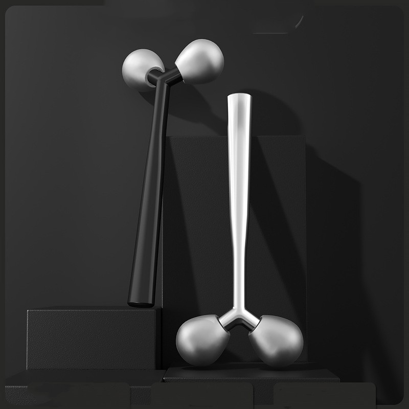 Ręczny lifting twarzy Wyszczuplający kształt Y 3d Roller Massager 360 Obróć wałek do masażu twarzy