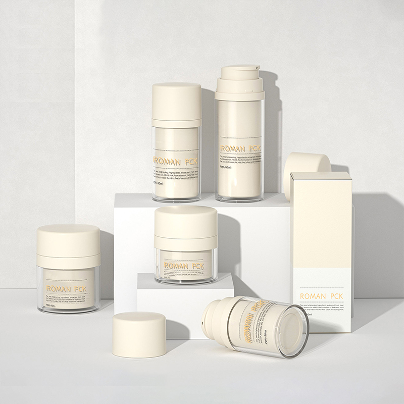 Butelka bezpowietrzna 30 ml 50 ml 50 ml 100 ml Akrylowa butelka bezpowietrzna Pielęgnacja skóry Butelka z pompką bezpowietrzną do kosmetyków z filtrem przeciwsłonecznym Podkład do pielęgnacji skóry Balsam