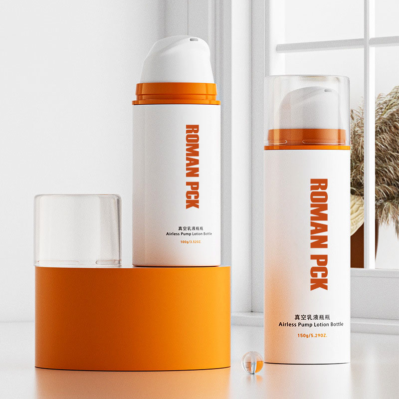 Kosmetyczna butelka bezpowietrzna seria 30 ml 50 ml 100 ml biała butelka z pompką bezpowietrzną balsam próżniowy esencja krem ​​do twarzy butelka bezpowietrzna