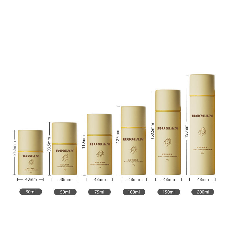 Pusty podkład do podkładu do wielokrotnego napełniania Krem do twarzy Krem pod oczy Zestaw butelek bezpowietrznych Butelki z pompką bezpowietrzną Luksusowe opakowanie kosmetyczne Pusty podkład do podkładu do wielokrotnego napełniania Krem do twarzy Krem pod oczy Zestaw butelek bezpowietrznych Butelki z pompką bezpowietrzną Luksusowe opakowanie kosmetyczne