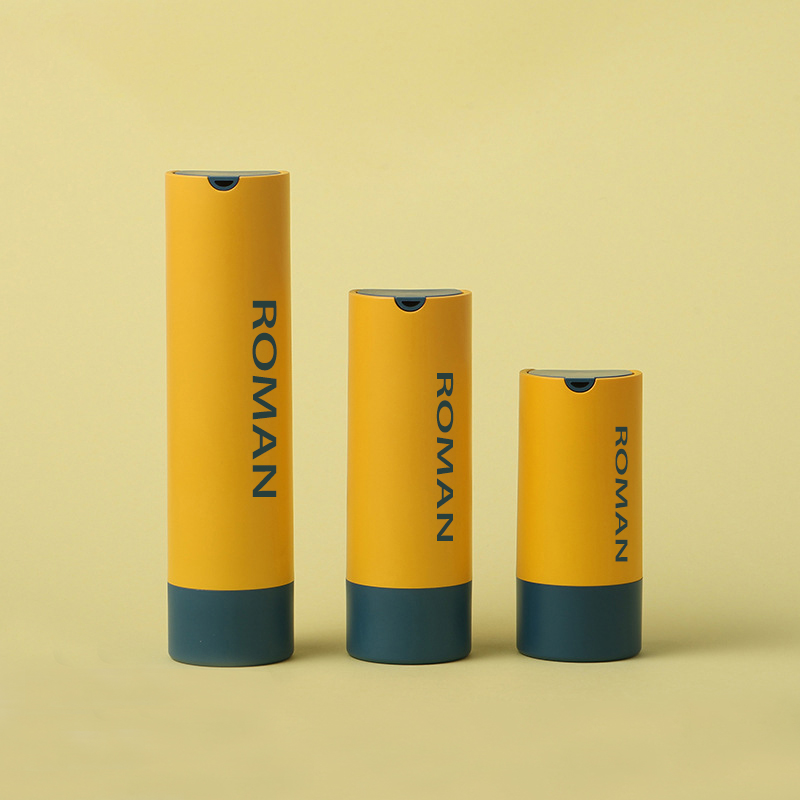 Okrągły plastikowy pojemnik na serum kosmetyczne Pielęgnacja skóry Butelka z pompką bezpowietrzną do balsamu lub mgiełki do twarzy 15 ml 30 ml 50 ml