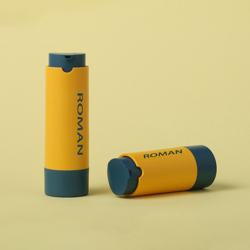 Okrągły plastikowy pojemnik na serum kosmetyczne Pielęgnacja skóry Butelka z pompką bezpowietrzną do balsamu lub mgiełki do twarzy 15 ml 30 ml 50 ml Okrągły plastikowy pojemnik na serum kosmetyczne Pielęgnacja skóry Butelka z pompką bezpowietrzną do balsamu lub mgiełki do twarzy 15 ml 30 ml 50 ml