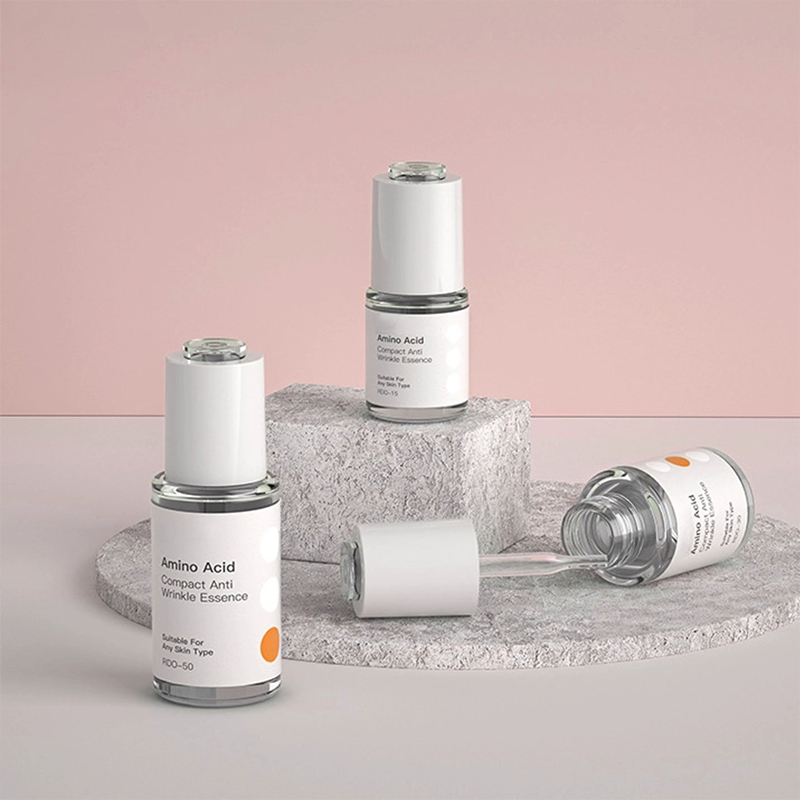 5ml 10ml 15ml 20ml małe piękno fantazyjne pusta butelka na olejki eteryczne plastikowa bursztynowa przezroczysta butelka z butelkami z zakraplaczem do pielęgnacji skóry