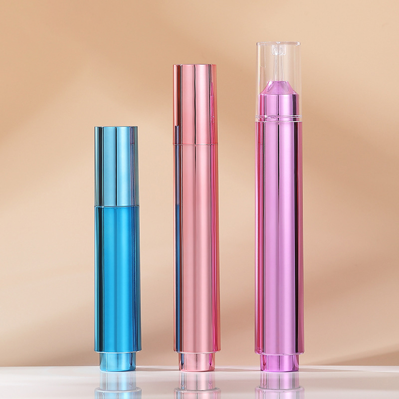 5ml 10ml 15ml bezpowietrzna pompka do serum butelka ze strzykawką w kształcie ampułki plastikowa butelka na balsam do pielęgnacji skóry płyn do demakijażu krem ​​pod oczy