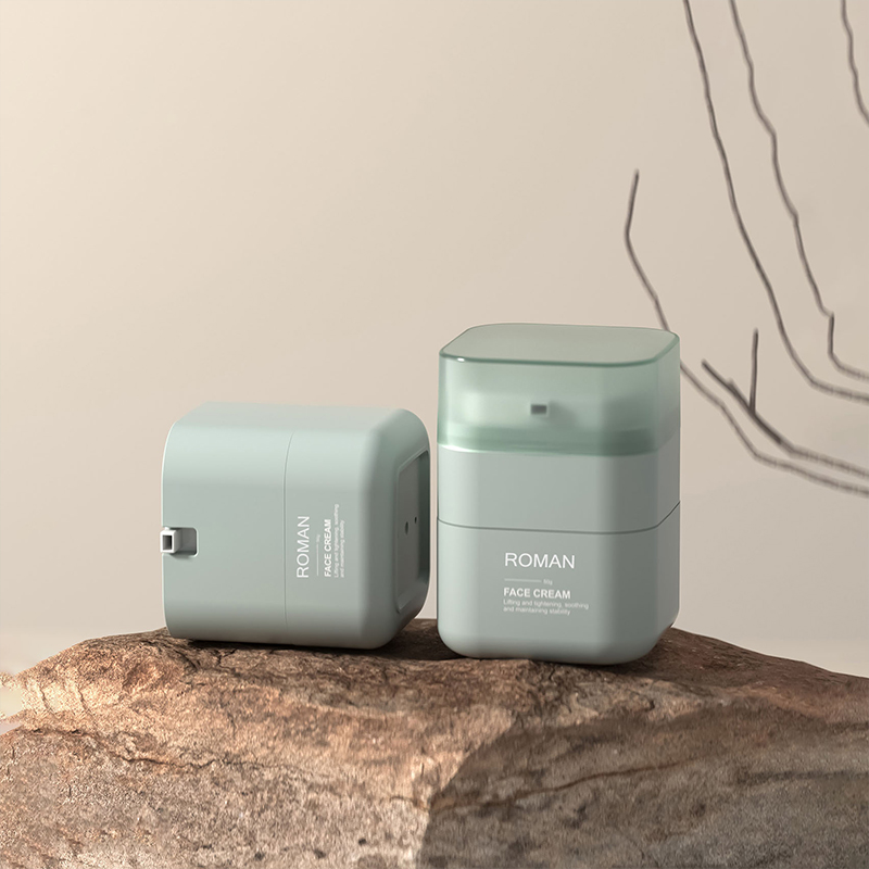 Kosmetyczny krem ​​wybielający Ailess słoik 50g kwadratowy słoik kwadratowe rogi butelka z kremem do twarzy 30g krem ​​do twarzy dla dzieci Airless słoik