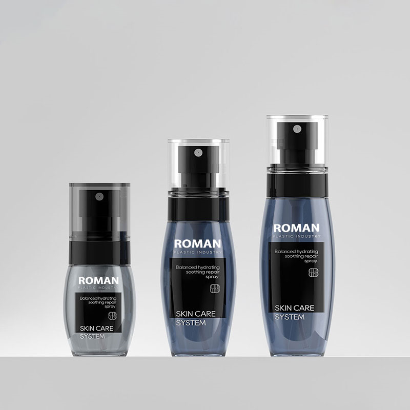 40ml 60ml 80ml czarny krem ​​do opalania butelka z mgiełką w sprayu perfumy do ciała w sprayu plastikowy pojemnik butelka z pompką do włosów w proszku