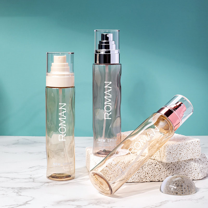 Przezroczyste okrągłe plastikowe butelki z tonerem w sprayu Puste 100 ml 120 ml podkładu balsam do ciała ze złotą srebrną butelką z pompką do serum Przezroczyste okrągłe plastikowe butelki z tonerem w sprayu Puste 100 ml 120 ml podkładu balsam do ciała ze złotą srebrną butelką z pompką do serum