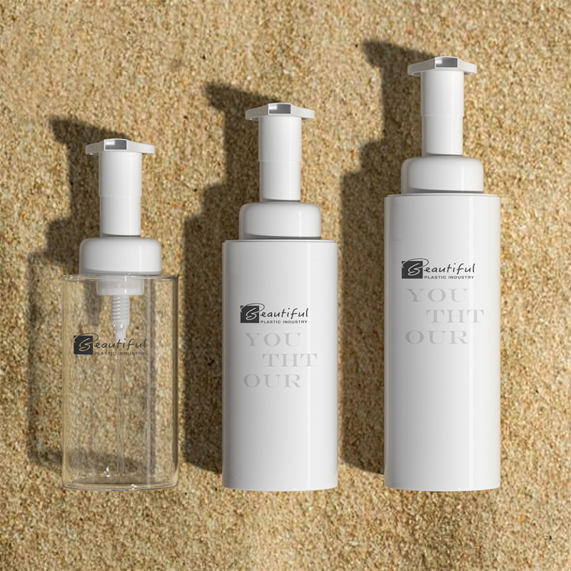 100 ml 120 ml 150 ml 200 ml 300 ml Biała butelka PET z białą pompką spieniającą do mydeł pieniących i produktów do pielęgnacji włosów Opakowanie kosmetyczne 100 ml 120 ml 150 ml 200 ml 300 ml Biała butelka PET z białą pompką spieniającą do mydeł pieniących i produktów do pielęgnacji włosów Opakowanie kosmetyczne