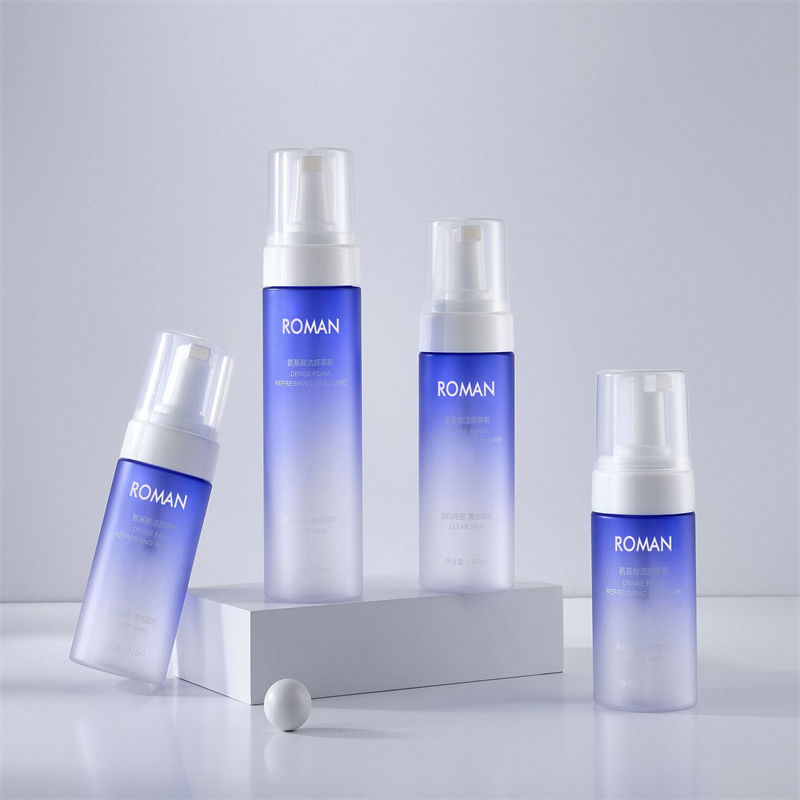 100 ml 120 ml 150 ml 200 ml PET Gradientowy niebieski kolor Pianka Dozownik mydła w płynie Butelka z pompką do spieniania Żel pod prysznic Butelka do mycia rąk Artykuły łazienkowe 100 ml 120 ml 150 ml 200 ml PET Gradientowy niebieski kolor Pianka Dozownik mydła w płynie Butelka z pompką do spieniania Żel pod prysznic Butelka do mycia rąk Artykuły łazienkowe