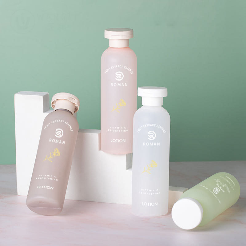 100ml 150ml 200ml 250ml olejek eteryczny czysta rosa matowa butelka PET z klapką produkty do pielęgnacji skóry butelka esencja butelka na wodę z tonerem