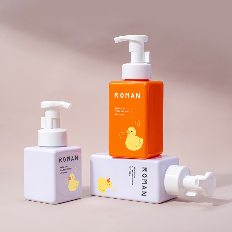 250 ml 300 ml 450 ml 500 ml 650 ml pielęgnacja skóry oczyszczająca butelka z pianką kwadratowy szampon do rzęs butelka z pianką hotelowe opakowanie na kosmetyki 250 ml 300 ml 450 ml 500 ml 650 ml pielęgnacja skóry oczyszczająca butelka z pianką kwadratowy szampon do rzęs butelka z pianką hotelowe opakowanie na kosmetyki