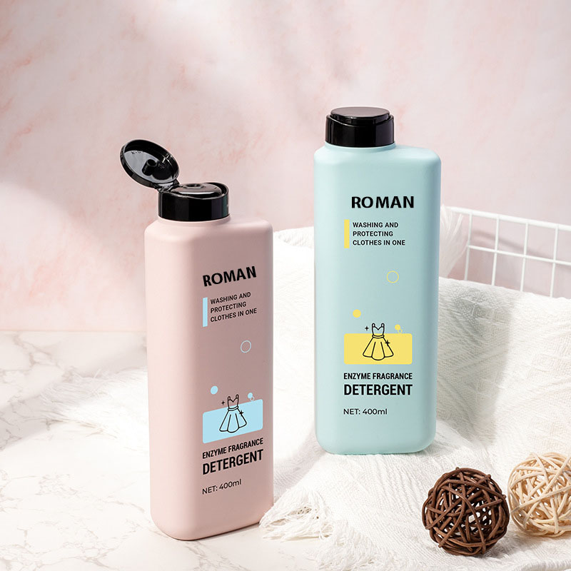 400ml plastikowe butelki Flip Top szampon do rzęs dla zwierząt pusty balsam wycisnąć płyn do mycia naczyń butelka przezroczysta butelka na wodę