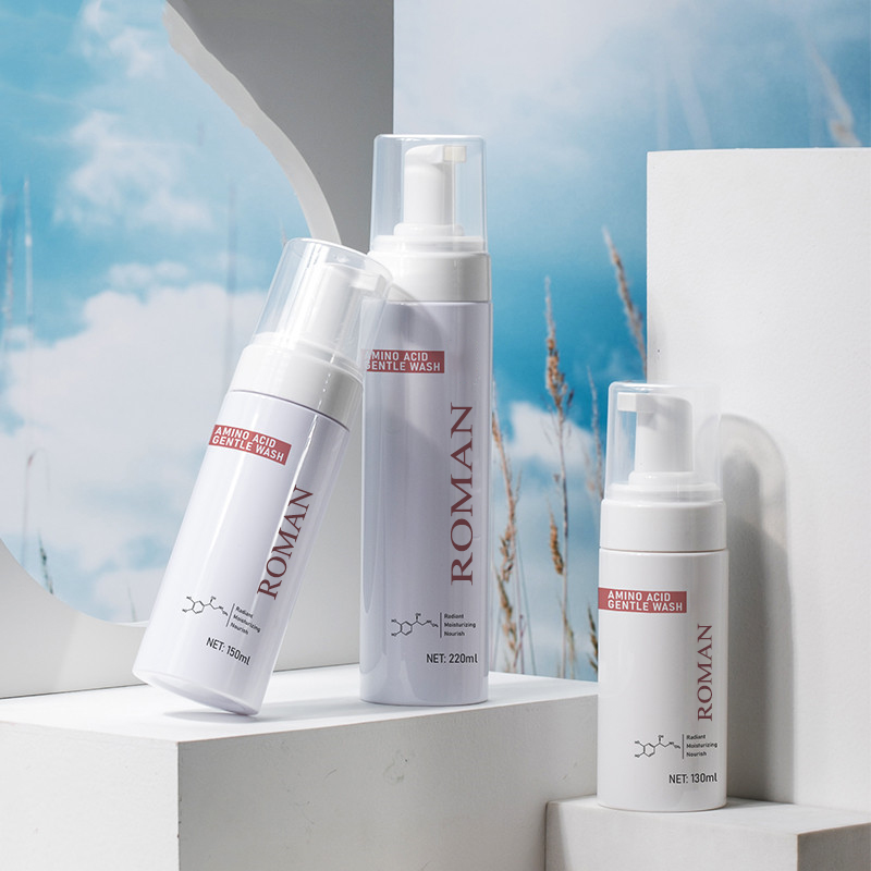 Plastikowe delikatne oczyszczanie pieniące się mydło do rąk butelka z pompką dozownik pianki butelka na żel do mycia twarzy pielęgnacja skóry 100 ml 120 ml 150 ml 200 ml