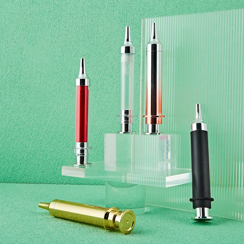 10 ml 15 ml 20 ml Kosmetyczne serum do oczu Krem do wstrzykiwań Rurka w kształcie strzykawki Butelka bezpowietrzna