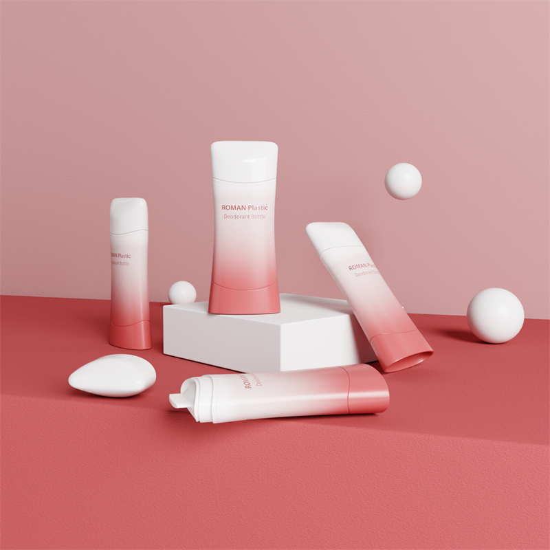 Kosmetyczna prosta okrągła butelka na dezodorant o wielu pojemnościach i kolorach