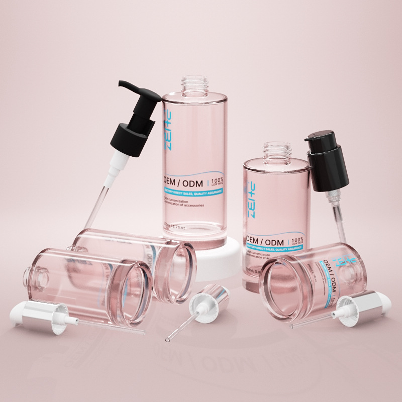 Szklana butelka na serum kosmetyczne o dużej pojemności z grubą podstawą Szklana butelka na serum kosmetyczne o dużej pojemności z grubą podstawą