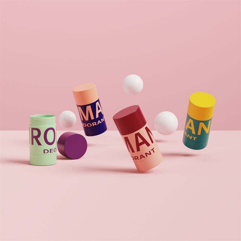 Pielęgnacja skóry Pusty owalny plastikowy pojemnik na dezodorant w sztyfcie Butelka do pakowania Pielęgnacja skóry Pusty owalny plastikowy pojemnik na dezodorant w sztyfcie Butelka do pakowania