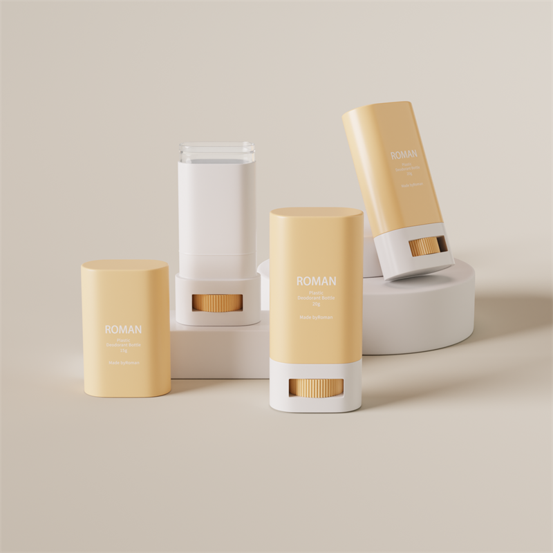 Pielęgnacja skóry Pusty owalny plastikowy pojemnik na dezodorant w sztyfcie Butelka do pakowania