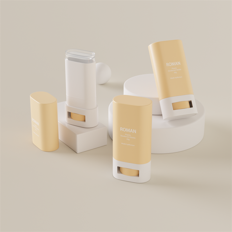 Pielęgnacja skóry Pusty owalny plastikowy pojemnik na dezodorant w sztyfcie Butelka do pakowania Pielęgnacja skóry Pusty owalny plastikowy pojemnik na dezodorant w sztyfcie Butelka do pakowania