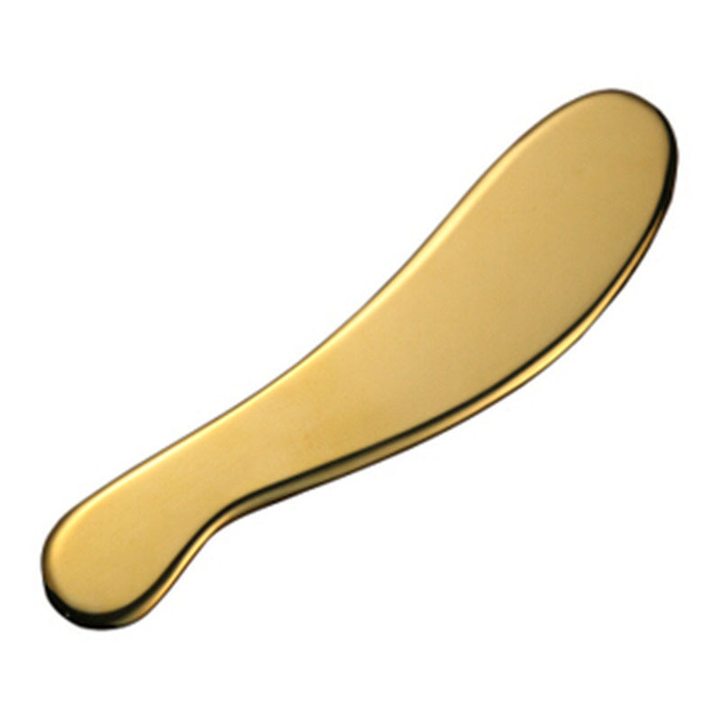 Płyty Gua Sha ze stopu cynku z wytłoczonym i laserowym logo oraz opcjami kolorów