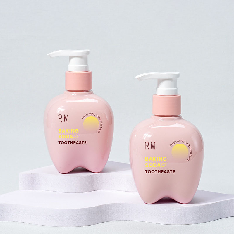 150ml 200ml 250ml balsam z pompką butelka na krem ​​prywatne logo mycie twarzy pasta do zębów szampon maska ​​na twarz sztuczne rzęsy butelka