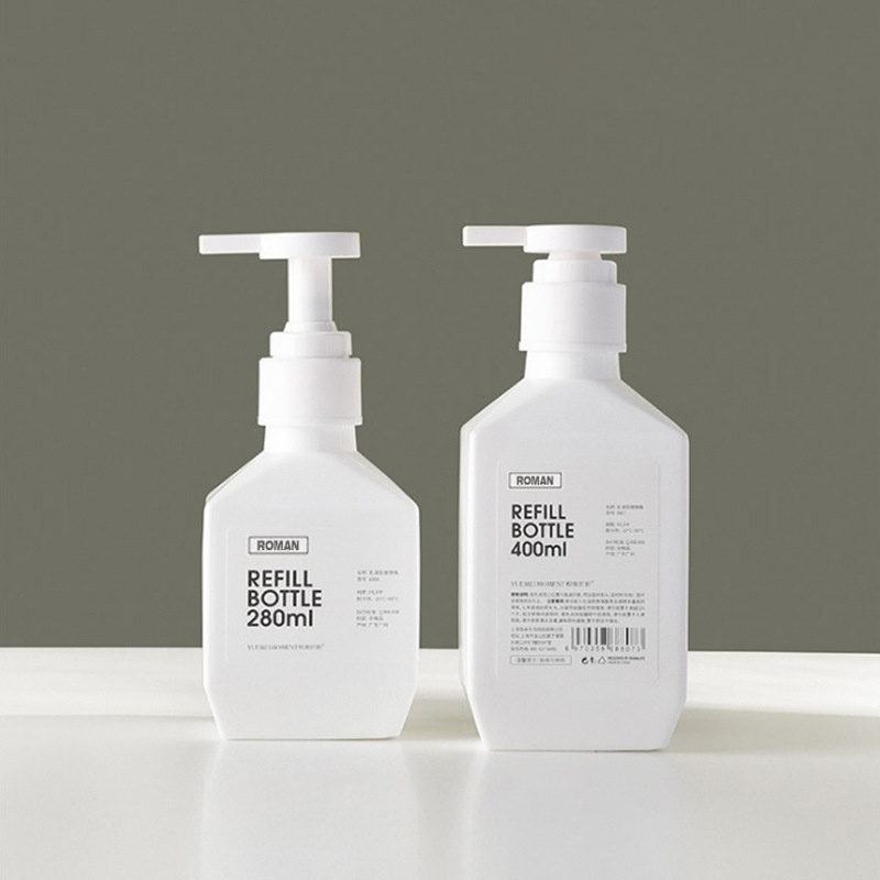 300ml 400ml 600ml PE Plastikowe butelki na balsam Butelki na szampony Balsam do mycia ciała Butelka na mleko do ciała do pakowania kosmetyków 300ml 400ml 600ml PE Plastikowe butelki na balsam Butelki na szampony Balsam do mycia ciała Butelka na mleko do ciała do pakowania kosmetyków