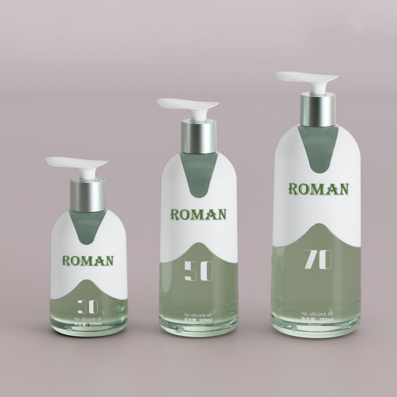 300ml 500ml 700ml PET plastikowy pojemnik na mydło do rąk balsam do mycia rąk mydło z pompką butelki z dozownikiem z płynem do wielokrotnego napełniania