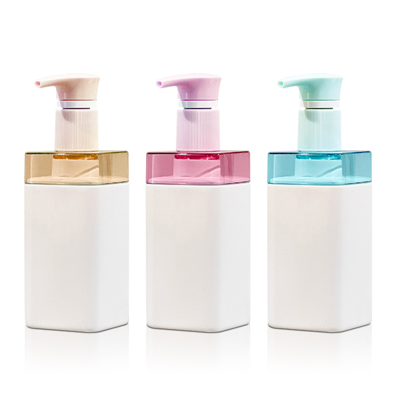 500ml 750ml Luksusowe puste kosmetyczne Kwadratowe ramię Plastikowy balsam hotelowy Butelka z pompką do szamponu i odżywka Z dozownikiem mydła do mycia rąk 500ml 750ml Luksusowe puste kosmetyczne Kwadratowe ramię Plastikowy balsam hotelowy Butelka z pompką do szamponu i odżywka Z dozownikiem mydła do mycia rąk