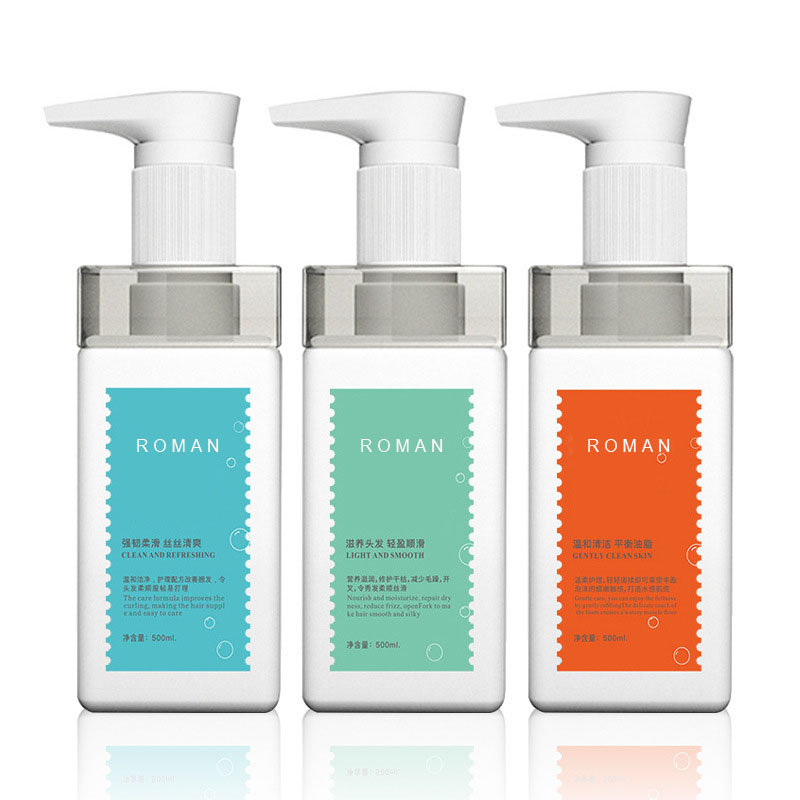 500ml 750ml Luksusowe puste kosmetyczne Kwadratowe ramię Plastikowy balsam hotelowy Butelka z pompką do szamponu i odżywka Z dozownikiem mydła do mycia rąk 500ml 750ml Luksusowe puste kosmetyczne Kwadratowe ramię Plastikowy balsam hotelowy Butelka z pompką do szamponu i odżywka Z dozownikiem mydła do mycia rąk