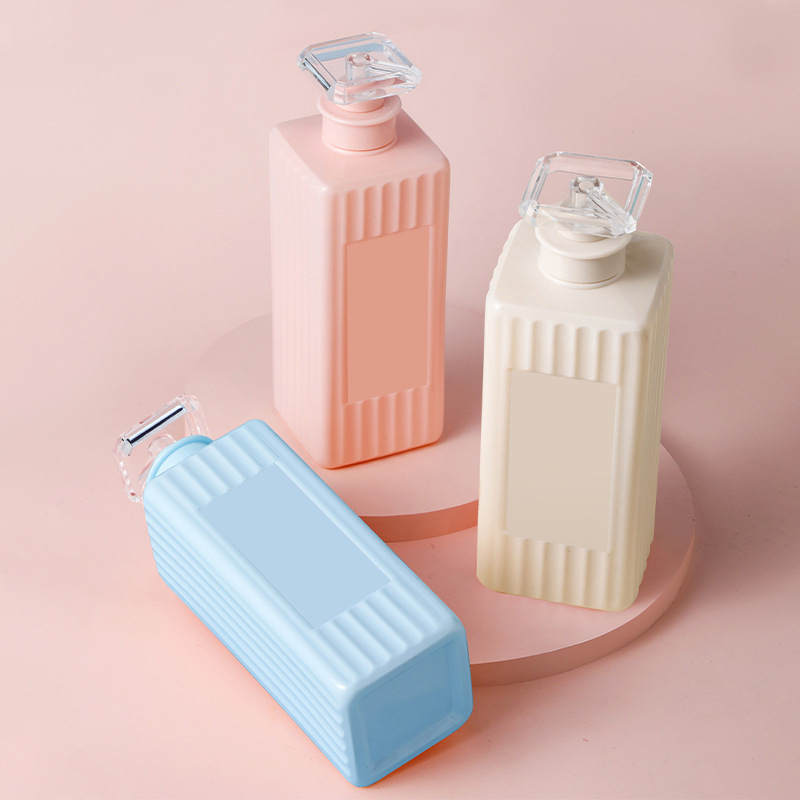 500 ml 750 ml kwadratowa plastikowa butelka z pompką do balsamu dla zwierząt z powierzchnią w kształcie paska na szampon i odżywkę do olejków do włosów pojemnik na kosmetyki 500 ml 750 ml kwadratowa plastikowa butelka z pompką do balsamu dla zwierząt z powierzchnią w kształcie paska na szampon i odżywkę do olejków do włosów pojemnik na kosmetyki