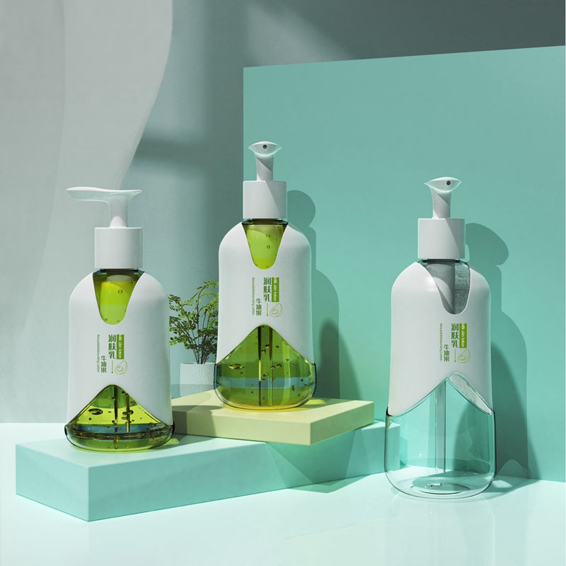 Trwałe puste 300 ml 500 ml 700 ml plastikowy krem ​​nawilżający do ciała balsam do wody krem ​​pojemnik do pielęgnacji skóry szampon butelka ze spieniaczem z pompką