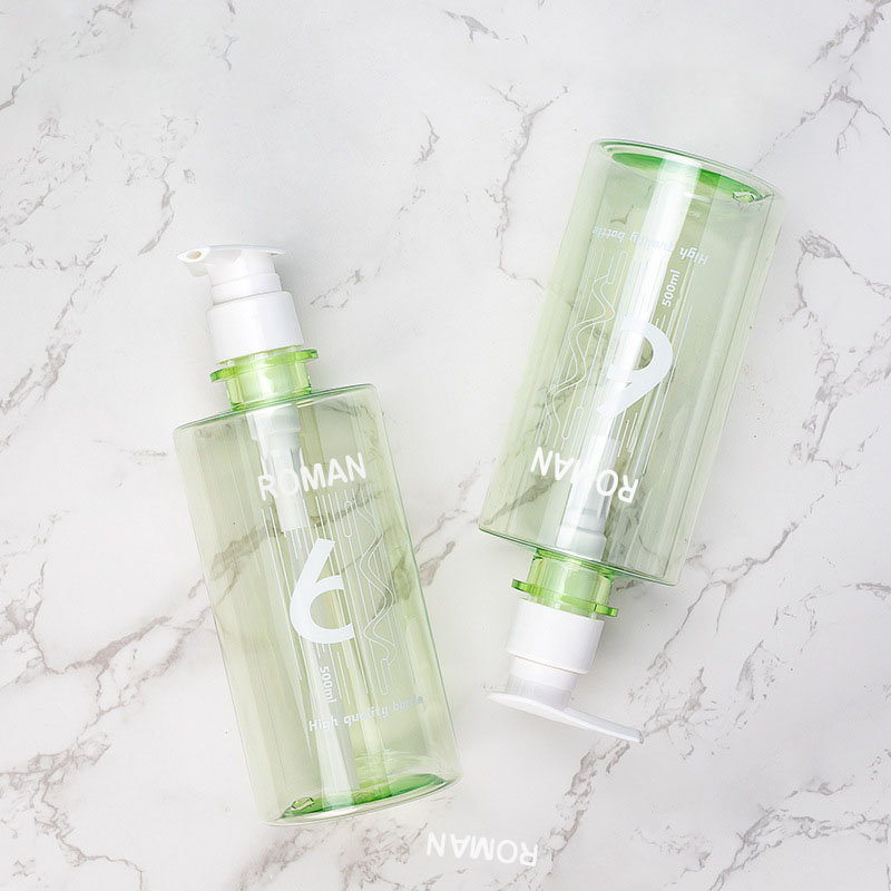 Zielone plastikowe zwierzęta domowe do pielęgnacji skóry środek do mycia twarzy olejek do peelingu ciała balsam do mycia włosów spray do włosów szampon i odżywka zestaw butelek z pompką Zielone plastikowe zwierzęta domowe do pielęgnacji skóry środek do mycia twarzy olejek do peelingu ciała balsam do mycia włosów spray do włosów szampon i odżywka zestaw butelek z pompką