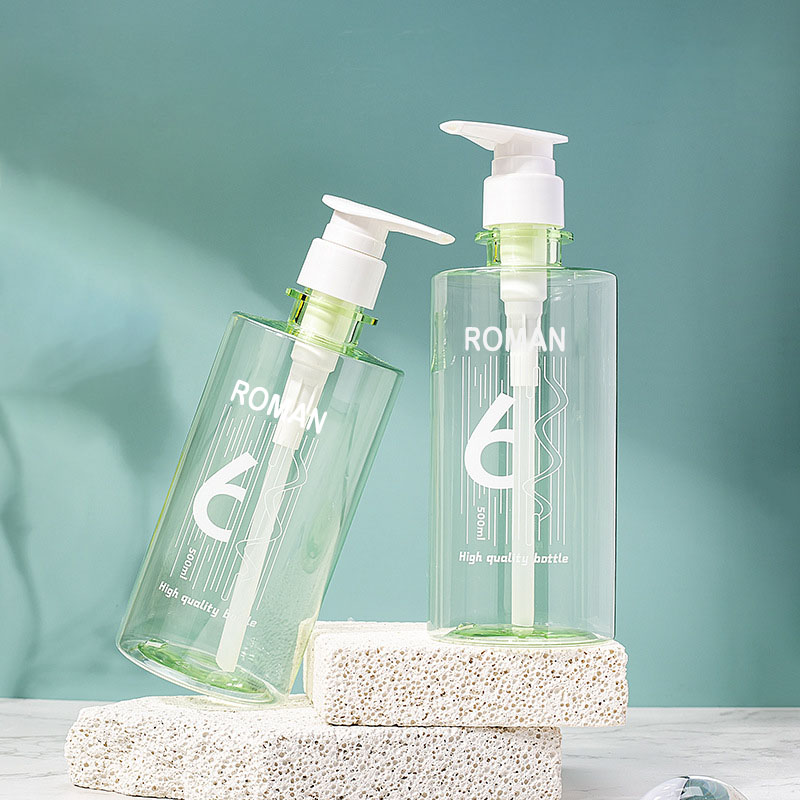 Zielone plastikowe zwierzęta domowe do pielęgnacji skóry środek do mycia twarzy olejek do peelingu ciała balsam do mycia włosów spray do włosów szampon i odżywka zestaw butelek z pompką Zielone plastikowe zwierzęta domowe do pielęgnacji skóry środek do mycia twarzy olejek do peelingu ciała balsam do mycia włosów spray do włosów szampon i odżywka zestaw butelek z pompką