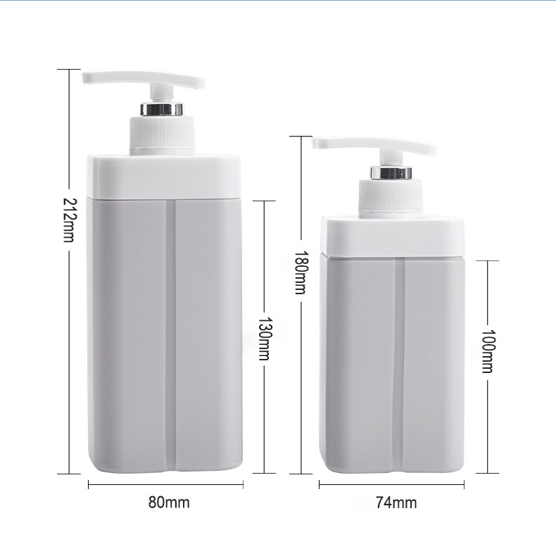 Butelki plastikowe o dużej pojemności 500 ml 800 ml do pielęgnacji skóry Balsam do włosów Pojemnik na tonik Pusta butelka po szamponie i odżywce Butelki plastikowe o dużej pojemności 500 ml 800 ml do pielęgnacji skóry Balsam do włosów Pojemnik na tonik Pusta butelka po szamponie i odżywce