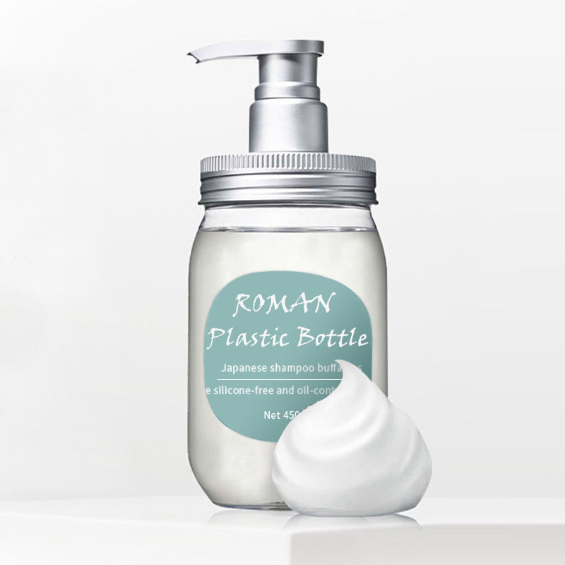 PET 450ml Perfumy Butelka do mycia ciała Anyż gwiazdkowaty Butelka z balsamem Japoński szampon aminokwasowy Butelka z odżywką Materiał opakowania