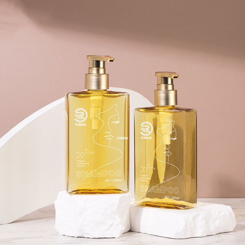 150ml 200ml płaski kwadratowy żel pod prysznic do mycia twarzy balsam do ciała odżywka złota butelka z pompką pielęgnacja skóry zmywacz do makijażu dozownik oleju