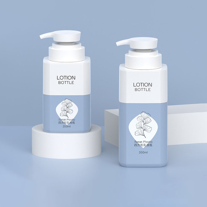 350 ml 500 ml Kwadratowa butelka dla zwierząt domowych o dużej pojemności do butelkowania Artykuły codziennego użytku Pielęgnacja Prysznic Pusty pojemnik na szampon do żelu do kąpieli 800 ml 1000 ml