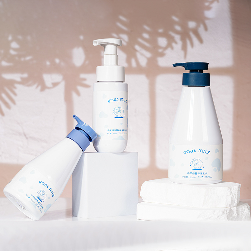 Private Label 300ml 500ml Pure White PET Butelka z tworzywa sztucznego Krem wybielający Nawilżający balsam mleczny z pompką do balsamu Private Label 300ml 500ml Pure White PET Butelka z tworzywa sztucznego Krem wybielający Nawilżający balsam mleczny z pompką do balsamu