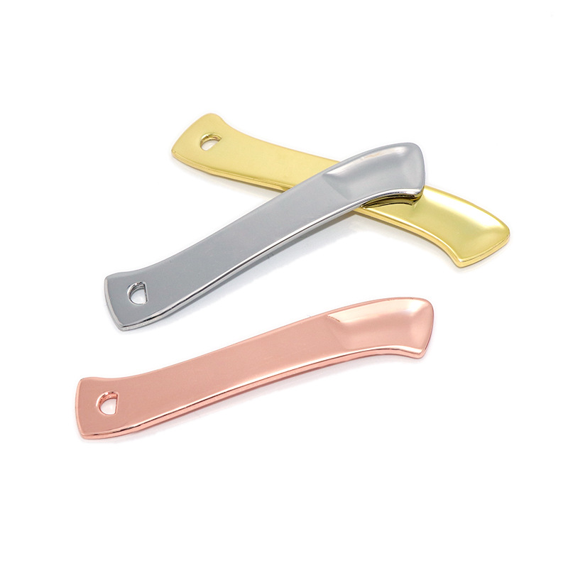 Złota metalowa mini mała łyżka kosmetyczna do kremu wielokrotnego użytku