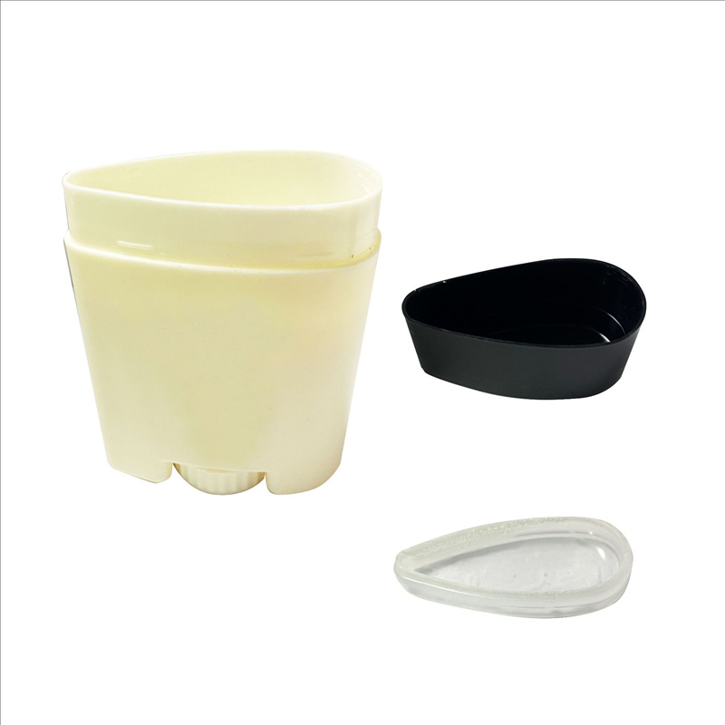 Plastikowy pojemnik z naklejkami na dezodorant z recyklingu na balsam do ciała Plastikowy pojemnik z naklejkami na dezodorant z recyklingu na balsam do ciała