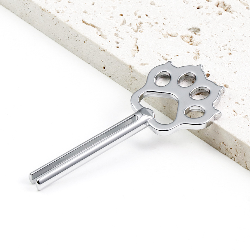 Unikalna konstrukcja wyciskacza do rurek ze stopu cynku w kształcie łapy kota do karmy dla kotów Unikalna konstrukcja wyciskacza do rurek ze stopu cynku w kształcie łapy kota do karmy dla kotów