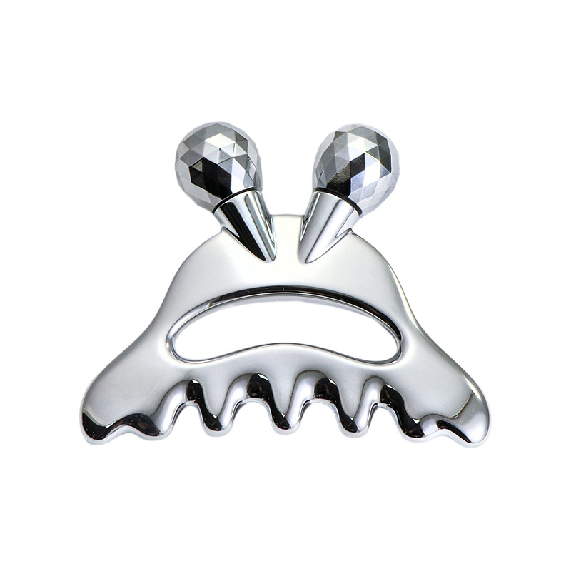 Wałek do masażu twarzy ze stopu cynku z masażem głowy